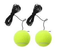 PLAFOPE 2 Pezzi Pallina da Tennis con Corda per Allenamento, | Attrezzatura per Allenamento Tennis, Design Elastico per Pratica Autonoma, Fibra Chimica
