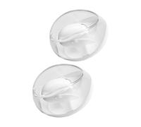 PLAFOPE 2 Pezzi Porta clip di carta magnetica organizzatore di forniture per ufficio Accessorio per la scrivania dell'ufficio Organizzatore del banco di scuola ，HIPS White