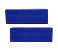 PLAFOPE 2 Pezzi Scatola Trasparente Blu per Monete da Collezione 20 Scomparti in PS, Design Salvaspazio e Protezione Lungo Termine per Esposizioni e Collezioni