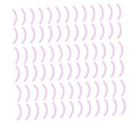 PLAFOPE 200 Pezzi Eyelash Curler Pads Refill Soft Elastic Rubber Strips Replacement For Gentle Non Slip Lash Curling Compact Travel Friendly Makeup Accessory