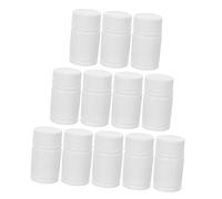 PLAFOPE 24 pezzi Bottiglie Hdpe Tappi Ermetici Contenitori Portatili e Resistenti per Pillole e Medicinali per Viaggi e Uso Quotidiano