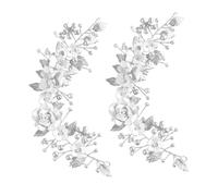 PLAFOPE 2pezzi Copricapo in Argilla Polimerica e Materiali Metallici Decorazione Per Sposa Per Matrimoni Balli Di Fine Anno e Feste Formali