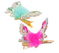 PLAFOPE 2pezzi Fermagli Per Farfalla Decorativi Metallo Accessori Per Eleganti e Leggeri Per Occasioni Speciali e Vita Quotidiana