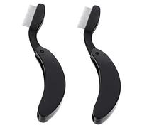 PLAFOPE 2pezzi Pettine Per Sopracciglia e Inossidabile Strumento Per Pettine Per Sopracciglia e Separatore Design e Resistente