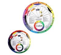 PLAFOPE 2pezzi Ruota Dei Colori Misti Per Imparare Display Rotazione Colori Misti Per Art Guida Pratica Per Miscelazione Dei