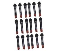 PLAFOPE 3 Set Di Pennelli Per Ombretti Spugna Aderente Strumento Di Trucco Portatile Per Principianti E Professionisti Nero 20 Pezzi * 3
