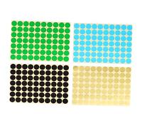 PLAFOPE 30 fogli Adesivi Rotondi Colorati Etichette Autoadesive per Classificazione e Decorazione Regali e Scuola per Foglio Confezione Mista