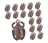 PLAFOPE 30 pezzi Ciondoli Pendenti in Cristallo Blu per Creazione Gioielli Fai da Te Bracciali Collane Accessori Antico Egizio