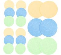 PLAFOPE 30pezzi Spugne Compressed Per Pulizia Viso Da Spugnette Cellulosa Per Rimozione Trucco e Detersione Quotidiana Morbide e Delicate Per Esfoliazione e Pulizia Pori
