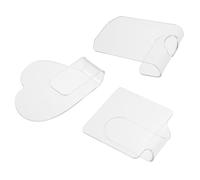 PLAFOPE 3pcs Trucco Palette Di Miscelazione Trucco Palletti Palmare Palette Per Unghie Nail Art Manicure Palettes