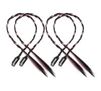PLAFOPE 4 Pezzi Estensioni Treccia Capelli Clip in Rosa Chiaro Codine Sintetiche Pesciolino per Ragazze Halloween e Cosplay