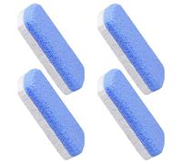 PLAFOPE 4 Pezzi Remover della pelle dura pietra pomice del piede strumento per la pulizia dei piedi Rimozione della pelle morta Foot Remover Pietra pomice a doppia faccia Blue