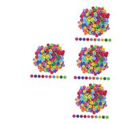 PLAFOPE 4 Set Dischi Di Posizionale Colorati Per Dischi Numerici in Eva Educativi Per Apprendimento Matematica E Coordinazione Mano- Per Casa E Scuola 300 Pezzi*4