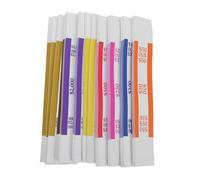 PLAFOPE 400 Fascette per Banconote Autoadesive in Carta Robustacon Cinghie per Valuta Colorate, Organizzatore Contanti Multifunzionale per Banche e Negozi, Indicatore di Colore Casuale