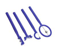 PLAFOPE 4pezzi Strumenti Per Allenamento Punta Lingua in Plastica e Acciaio Per Riabilitazione Linguistica e Terapia Del Linguaggio Compatto e Portatile Per Esercizi Migliorativi