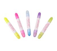 PLAFOPE 5 Pezzi Penna Correttore Unghie, Rimuove Smalto e Gel, Plastica, Facile da Portare, per Casa e Uso Professionale Colore Casuale