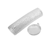 PLAFOPE 50 pezzi Pesatura in Alluminio da Resistenti Temperature Variabili per Laboratorio con Design per Campioni