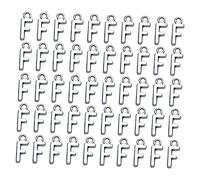 PLAFOPE 50pezzi Charm Pendente Lettera in Lega Antica Argento Accessori Fai Da Te Per Creazione Gioielli Bracciali e Collane Ciondoli Artigianali Resistenti e Stilizzati