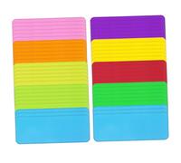 PLAFOPE 54 Pezzi Etichette Magnetiche Riutilizzabili Cancellabili Targhette Colorate con Magnete Forte per Armadietti Lavagne e Frigoriferi Etichette Magnetiche Scaffali per Organizzazione