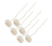 PLAFOPE 6 pezzi Bastoncini Diffusore Profumo per con Fiori in Rattan Decorazione Elegante per Casa Assorbimento e Diffusione Olio Essenziale Uniforme Sicuro per Animali Fragranza Duratura