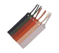 PLAFOPE 6 Pezzi Segnalibri in Pelle PU Retrò con Filo Cucito da Eleganti Accessori per Lettura e Organizzazione per Uomini e Donne