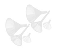 PLAFOPE 6 Pezzi Set imbuti da laboratorio Titolare imbuto laboratorio piccolo imbuto per bottiglie
