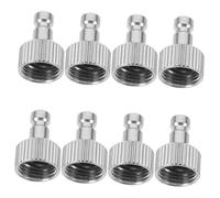 PLAFOPE 8 Pezzi Female Airbrush Quick Release Adapter Threaded Hose Connector for DIY Crafts Lightweight Coupling for Efficient Professional And Hobby Use