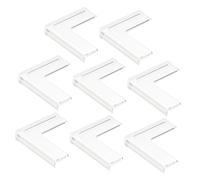 PLAFOPE 8 pezzi Protezione Angoli Finestre in Silicone Paraspigoli Sicurezza per Mobili e Finestre Copertura Antiurto Facile Installazione e Antiscivolo