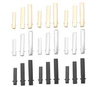 PLAFOPE 90 pezzi Fermagli Metallo Alligatore Non Scivolanti per e Bambina Clip DIY per Acconciature Barrettes Leggere e Resistenti in Acciaio Nero Oro Acciaio con Dimensioni