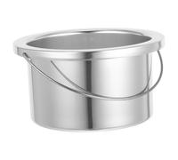 PLAFOPE Accessorio per scaldacera in acciaio inox da 500 ml con manico comodo, contenitore per depilazione in saloni professionali