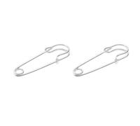PLAFOPE Argento Sterling Orecchini Donna Paper Clip Metallo Stile Fashion e Originale per Housewarming e Uso Quotidiano