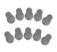 PLAFOPE Auricolari Sostituibili Per Stetoscopio Set Da 10 Pezzi in Silicone Morbido Grigio, Punta Auricolare Piccola Facile Da Installare, Per Medici, Infermieri e Studenti Di Medicina
