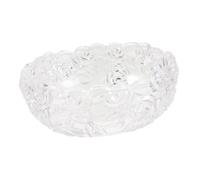 PLAFOPE Bacinella per Ammollo Mani Manicure Trasparente in Vetro Resistente per Trattamento Unghie e Rimozione Cuticole Design Irregolare e Funzionale Adatta per Nutrizione Unghie e