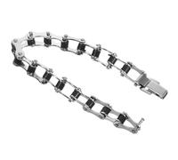 PLAFOPE Bracciale Uomo Acciaio Inossidabile Resistente alla Ruggine alle Macchie Catena Pesante per di Natale per Ragazzi e Uomini Colore