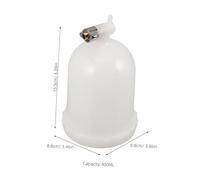 PLAFOPE Car Paint Spray Gun Cup 400ml 13.5oz in Plastica e Lega