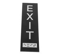 PLAFOPE Cartello Uscita Braille Autoadesivo per Corridoi e Muri Segnaletica Sicurezza Pubblica Resistente e Visibile Indicatore Antincendio per Edifici Scuole e Ospedali