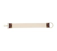 PLAFOPE Cintura in Cotone Beige per Affilare Coltelli e Lame da Rasoio, Facile da Usare, Doppio Strato in Tela per Mantenere e Affilare, per Rasatura Professionale