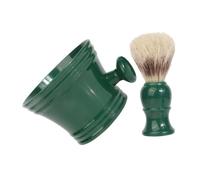 PLAFOPE Ciotola per Barba e Pennello per Barba Uomo di Spazzola per Rasatura della Tazza per Kit per Uso Domestico e Viaggio