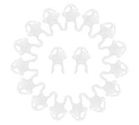 PLAFOPE Clip di Fissaggio Cofano Auto 20 Pezzi Supporto Asta Cofano in Plastica Resistente Staffa Portacanna per Auto Installazione Semplice e Tenuta Stabile per Accessori