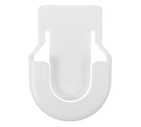 PLAFOPE Clip Porta Stetoscopio in Plastica Bianca Facile Installazione e Protezione da Danni, Accessorio Infermieristico Professionale e Pratico per Uso Quotidiano