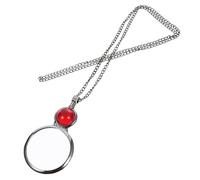 PLAFOPE Collana con Lente d Ingrandimento Portatile per Anziani Pendente Decorativo e Funzionale Gioiello con Lente Chiara per Lettura e Dettagli Piccoli