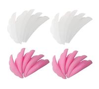 PLAFOPE Confezione da 4 Cuscinetti in Silicone per Permanente Ciglia Riutilizzabili Facili da Pulire Rosa E 2 Paia Ciascuno per Ferri per Permanente Ciglia