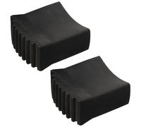 PLAFOPE Copri Piedini Set 2 Antiscivolo per Scala Pieghevole in Gomma Nera, Resistente e Sostituibile per Protezione e Domestica