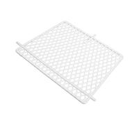 PLAFOPE Divisore per Congelatore in Ferro Bianco 22,5x17x0,3 Cm per Cestelli Alimentari, Organizer per Frigorifero Funzione di Separazione e Ottimizzazione Spazio Verticale e Orizzontale