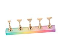 PLAFOPE Espositore Magnetico Per Nail Art Per Dipingere E Dipingere Le Unghie Per Esercitarsi Con Gli Accessori Per Nail Art