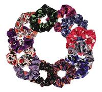 PLAFOPE Fasce Per Di Halloween Set Da 12 Elastici Per Code Di Cavallo Chignon E Semi-raccolti
