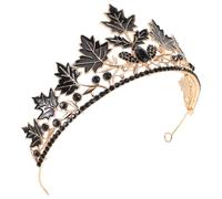 PLAFOPE Fascia Corona Foglia d Acero Elegante per Donna e Bambina Tiara Leggera e Confortevole per Compleanni Feste e Costume Dea Autunnale