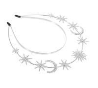 PLAFOPE Fascia Per A Doppio Filo Di Con Design A Stella E Accessorio Per Da Sposa Per Donna Copricapo Da Dea