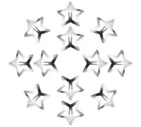 PLAFOPE Fermagli per Chioma a Forma di Stella Set 20 Accessori Moda Resistenti Sbiadimento in Metallo Argento per Ragazze Giovani e Adolescenti e Adatti a Chioma Spessi