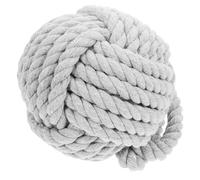 PLAFOPE Fermaporta Pesante a Sfera in Cotone e Lino Bloccaporta Multifunzione Anticollisione per Porte Protezione Sicura per Pareti per Casa Ufficio e Ristoranti Design Decorativo